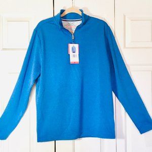 NWT Men's Weatherproof Tee 1/4 Zip Long Sleeve  Medium